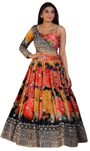 Party Wear Silk Lehenga Choli