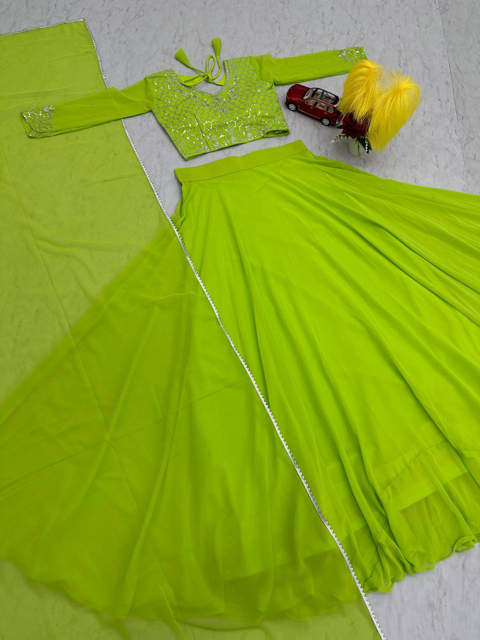 Beautiful Georgette Party Wear Lehenga Choli